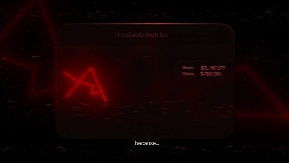 Ad cutdowns — placeholder frame