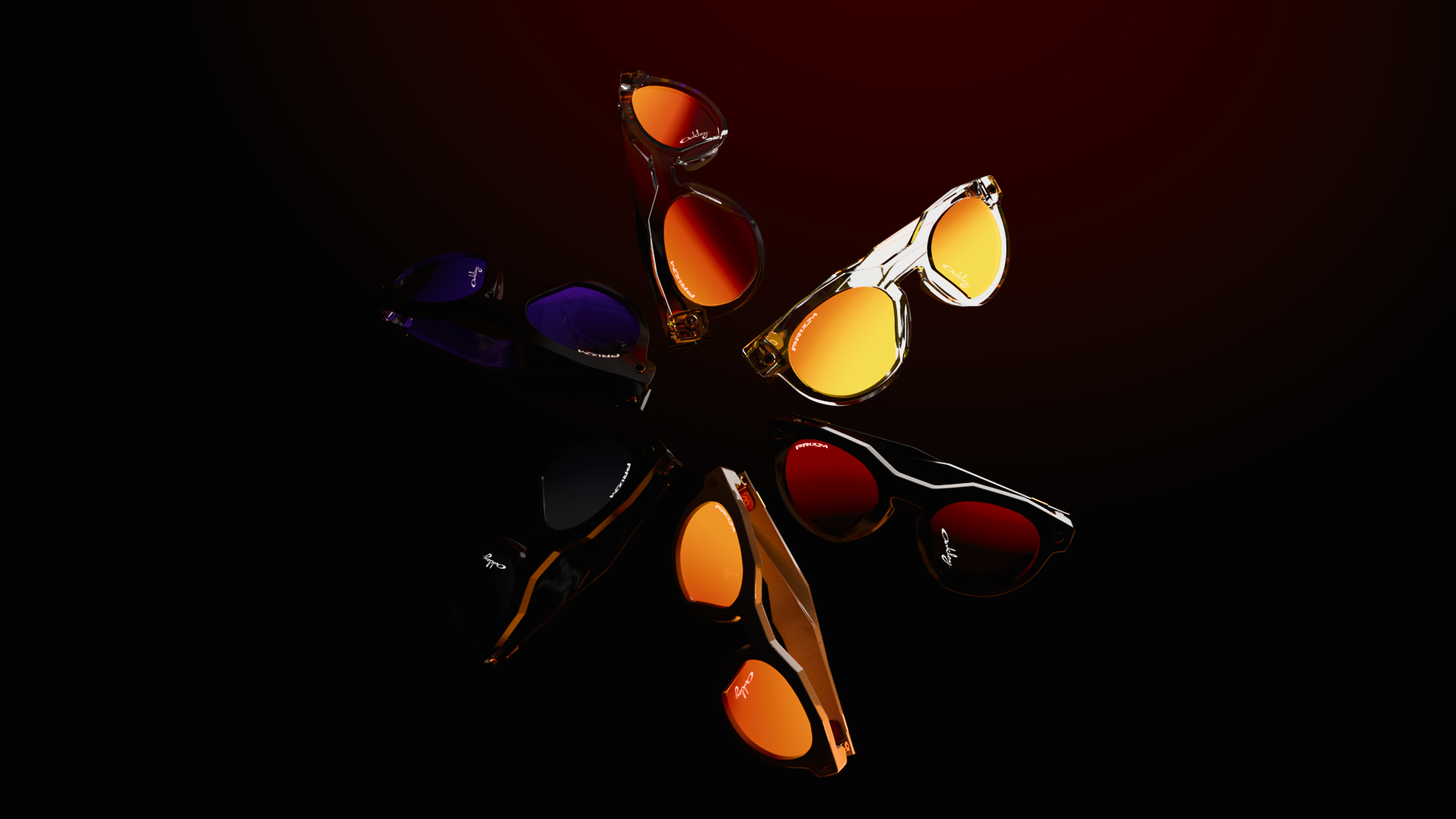 Color lens variations arranged in a star